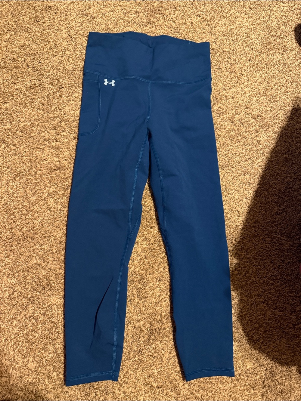 Under Armour Navy Blue Girls' Leggings